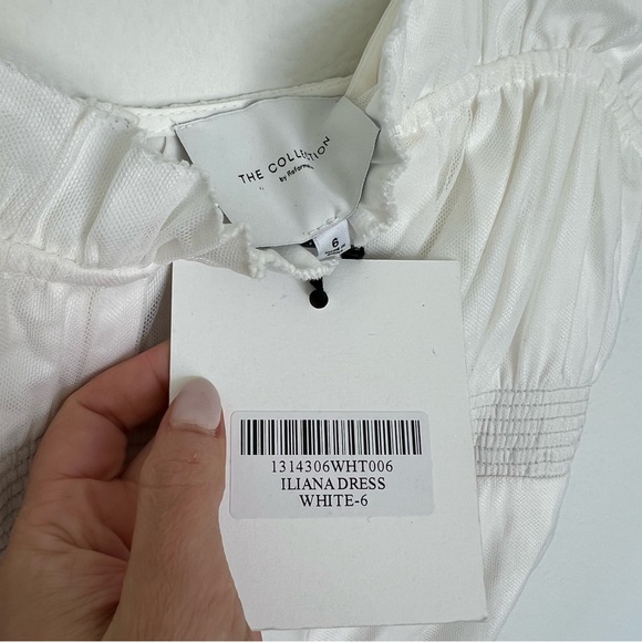 NWT Reformation The Collection Iliana Mini Dress in White, New with Tags, 6 - Picture 13 of 16